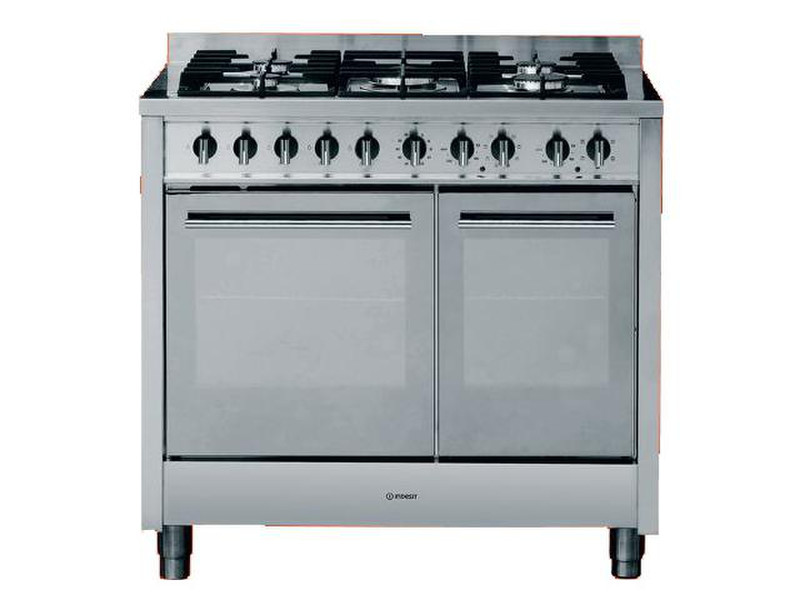 Indesit KP 902 Freestanding Combi hob Stainless steel