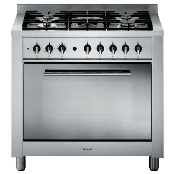 Indesit KP 9F 91 SX Отдельностоящий Combi hob B Нержавеющая сталь