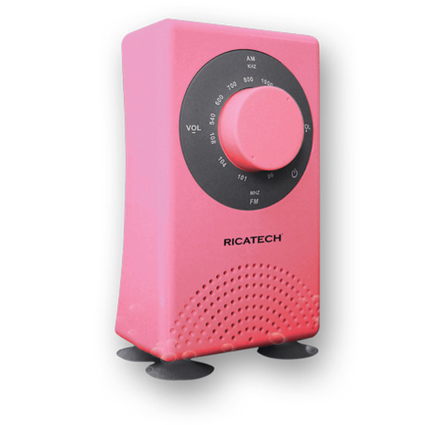 Ricatech RR-65 Tragbar Analog Pink Radio