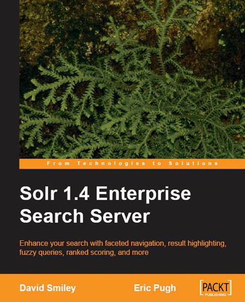 Packt Solr 1.4 Enterprise Search Server 336страниц руководство пользователя для ПО