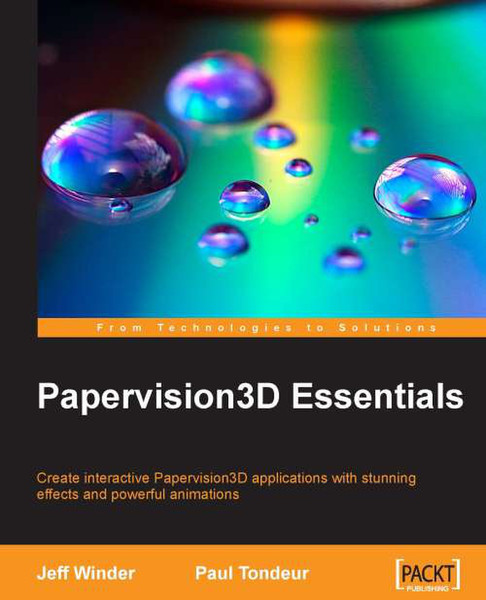 Packt Papervision3D Essentials 428pages software manual