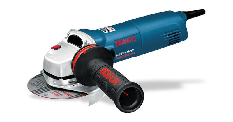 Bosch GWS 14-150 CI 1400Вт 9300об/мин 125мм 2300г угловая шлифмашина