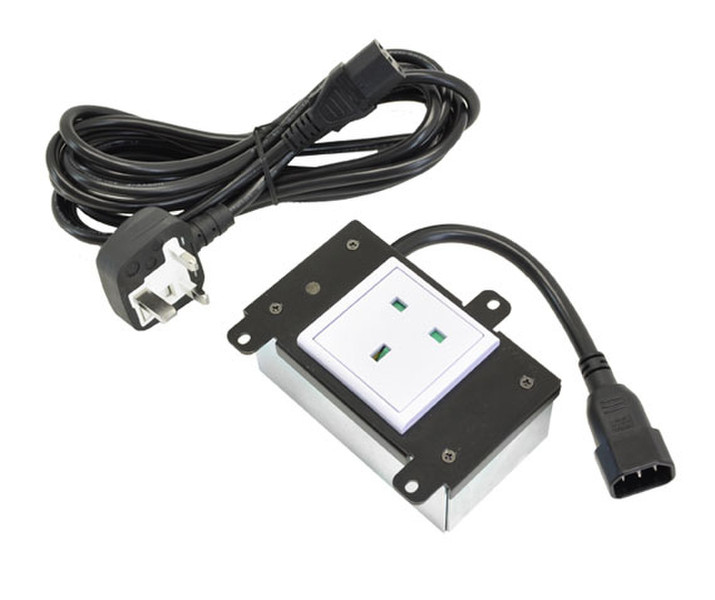 Ergotron Power Kit for Tablet Management Cart, UK/HK/SG Innenraum Schwarz Netzteil & Spannungsumwandler