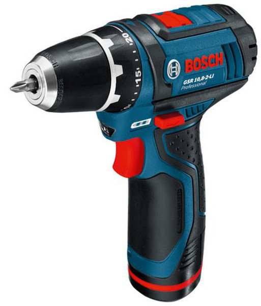 Bosch GSR 10.8-2-LI Дрель с рукояткой пистолетного типа Литий-ионная (Li-Ion) 950г