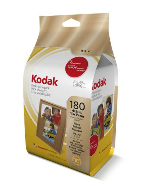 Kodak Photo Value Pack Schwarz, Gelb