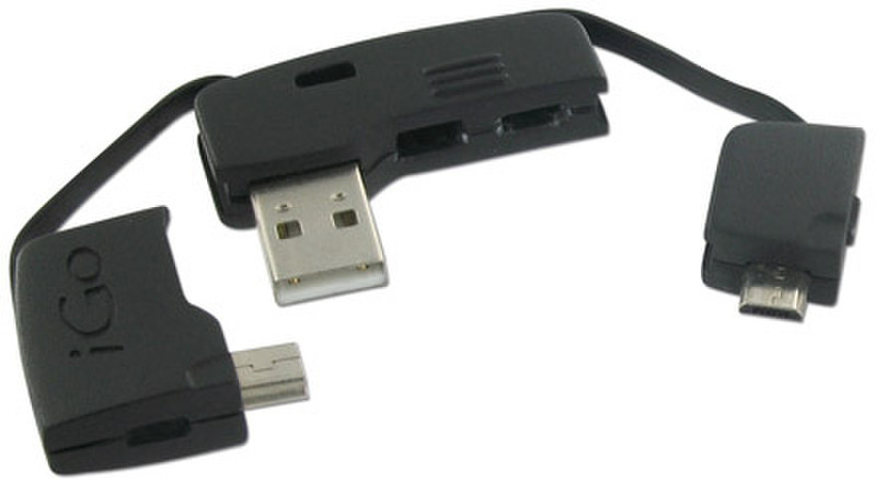 iGo ps002910001 Micro-USB A Mini-USB A Black