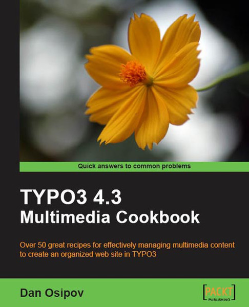 Packt TYPO3 4.3 Multimedia Cookbook 228страниц руководство пользователя для ПО