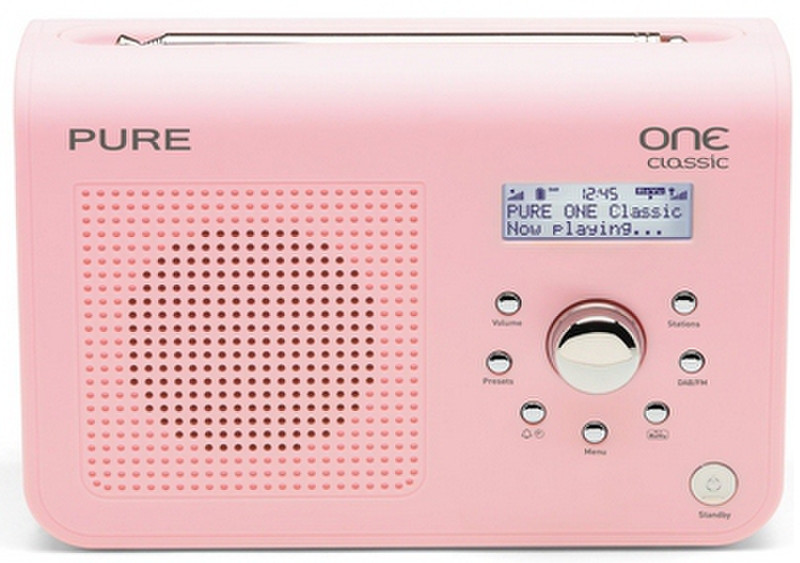 Pure ONE Classic Tragbar Digital Pink Radio