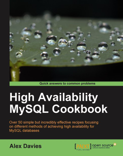 Packt High Availability MySQL Cookbook 264страниц руководство пользователя для ПО