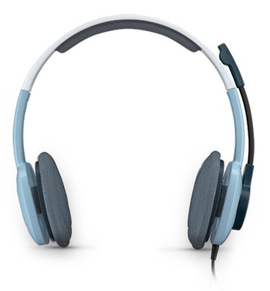 Logitech H250 2x 3.5 mm Binaural Head-band Blue headset