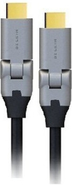 Belkin AV10087QP2M 2м HDMI HDMI Черный, Серый HDMI кабель