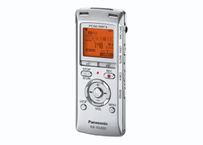 Panasonic RR-XS400 Internal memory & flash card Белый диктофон