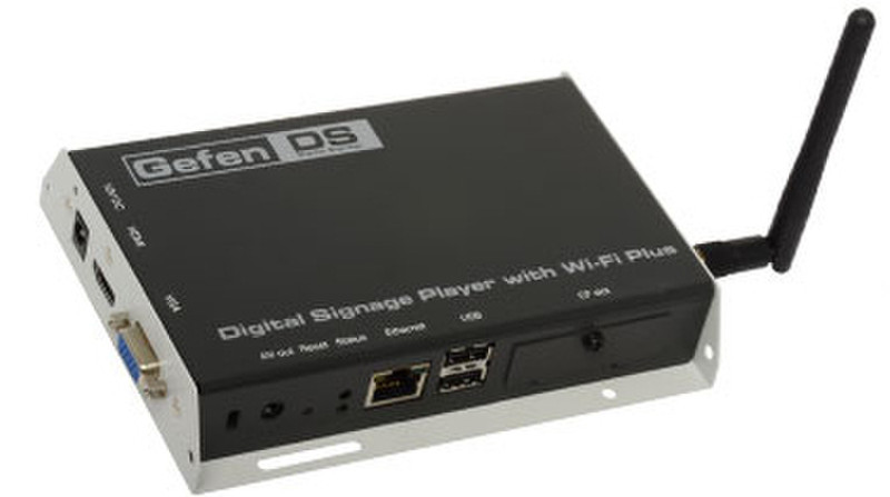 Gefen EXT-HD-DSWFP 4GB 1920 x 1080Pixel WLAN Schwarz Digitaler Mediaplayer