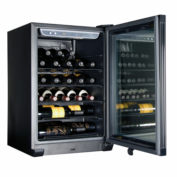 Haier HVFE024BBB Отдельностоящий Компрессорный винный шкаф Черный wine cooler