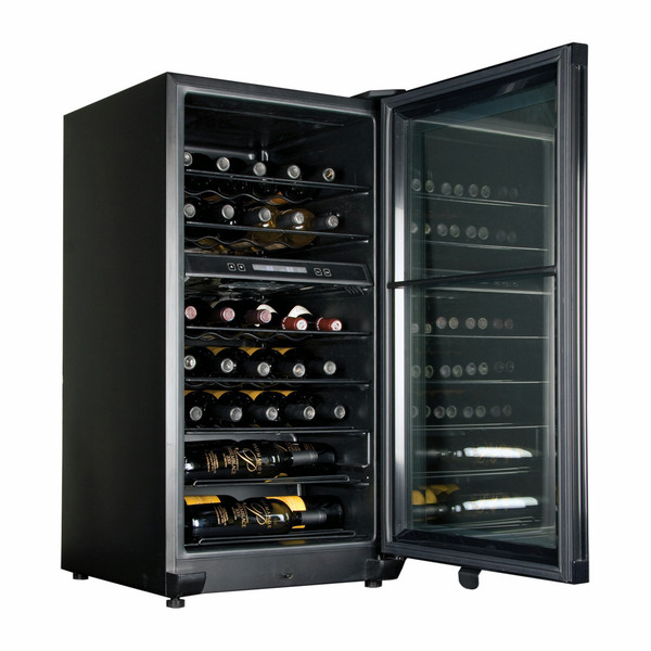 Haier HVFE040BBB Отдельностоящий Компрессорный винный шкаф Черный wine cooler