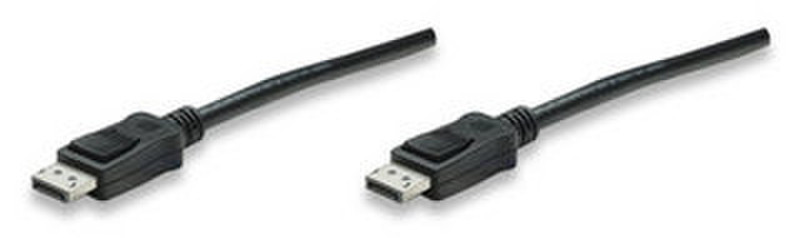 Manhattan 306935 1.3м DisplayPort DisplayPort Черный DisplayPort кабель