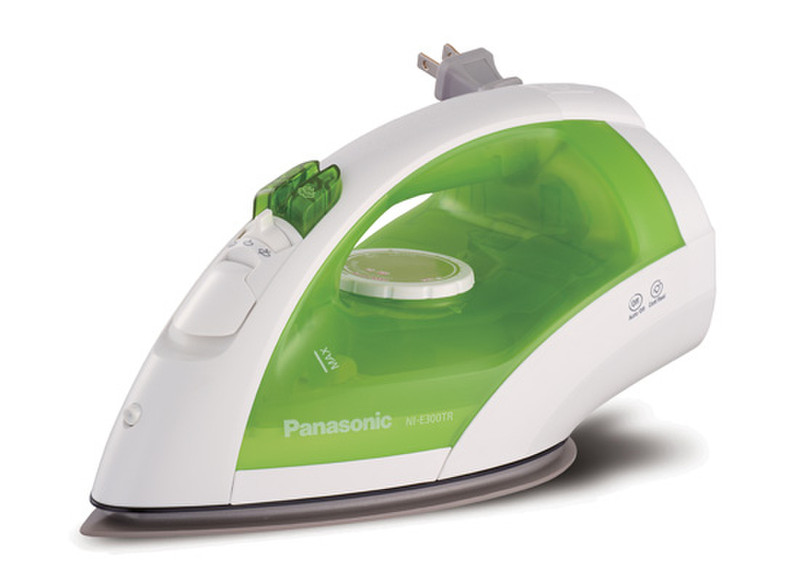 Panasonic NI-E300TR Dry & Steam iron 1200W Green,White iron