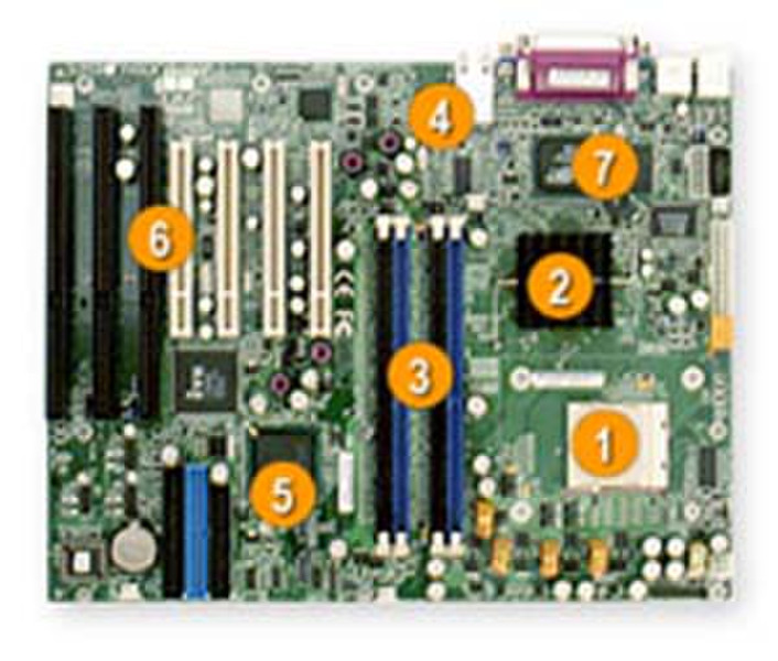 Supermicro P4SCA-O Intel E7210 Разъем 478 ATX материнская плата