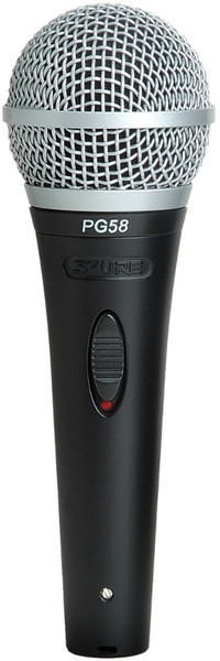 Shure PG58 Stage/performance microphone Проводная Черный