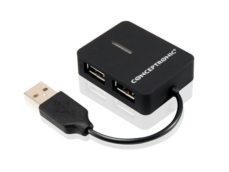 Conceptronic 4 Ports Travel USB Hub