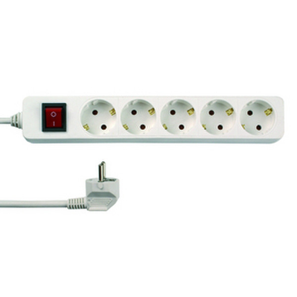REV 001252301 5AC outlet(s) 250V White surge protector
