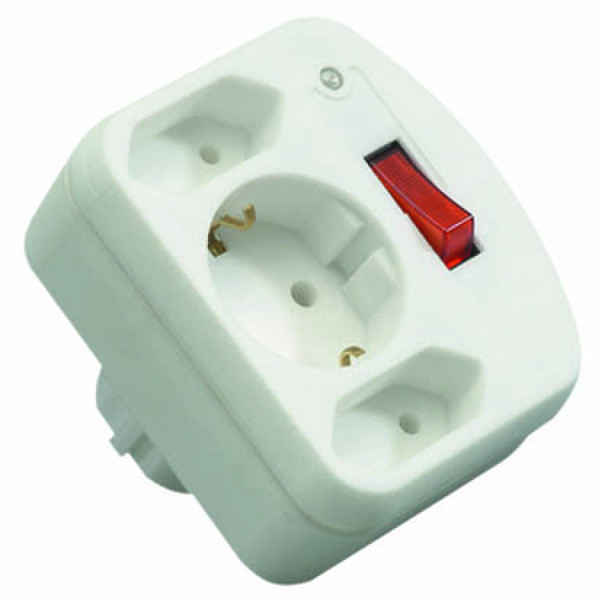 REV 00135501 3AC outlet(s) 250V White surge protector