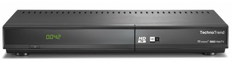 TechnoTrend S855 Satellite Full HD Black TV set-top box