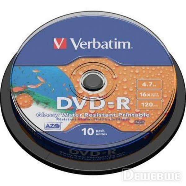 Verbatim DVD-R 4.7GB 4.7GB DVD-R 10Stück(e)