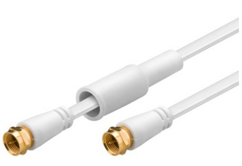 Wentronic 67287 F F White coaxial cable