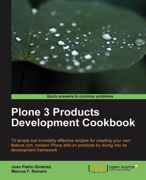 Packt Plone 3 Products Development Cookbook 388Seiten Software-Handbuch