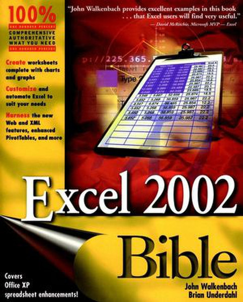 Wiley Excel 2002 Bible 984pages software manual