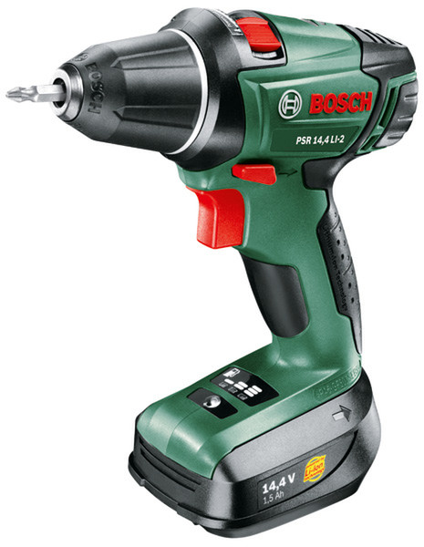 Bosch PSR 14.4 LI-2 Дрель с рукояткой пистолетного типа Литий-ионная (Li-Ion) 1140г Черный, Зеленый