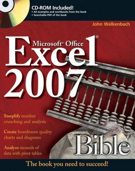 Wiley Excel 2007 Bible 912pages software manual