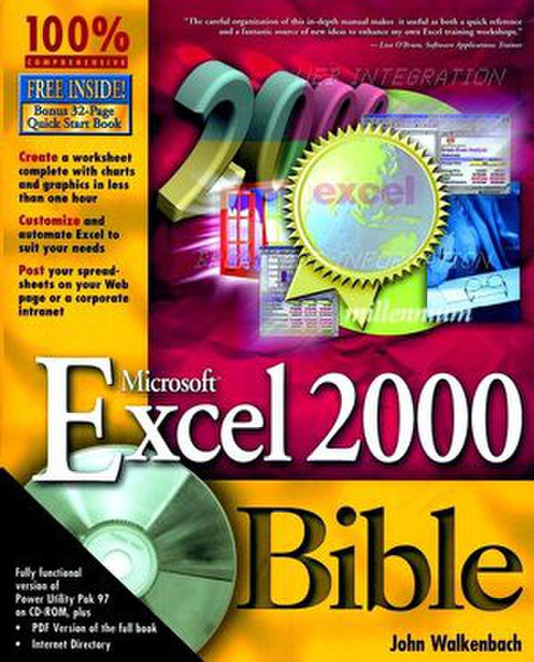 Wiley Microsoft Excel 2000 Bible 984страниц руководство пользователя для ПО