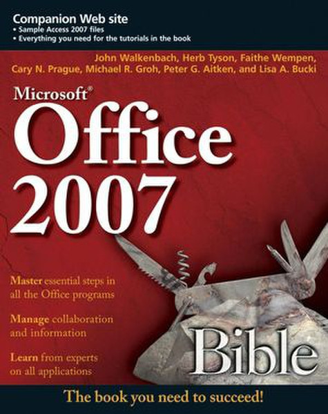 Wiley Office 2007 Bible 1224страниц руководство пользователя для ПО