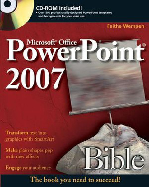 Wiley PowerPoint 2007 Bible 840страниц руководство пользователя для ПО