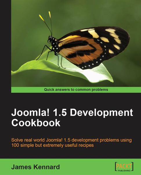 Packt Joomla! 1.5 Development Cookbook 360pages software manual