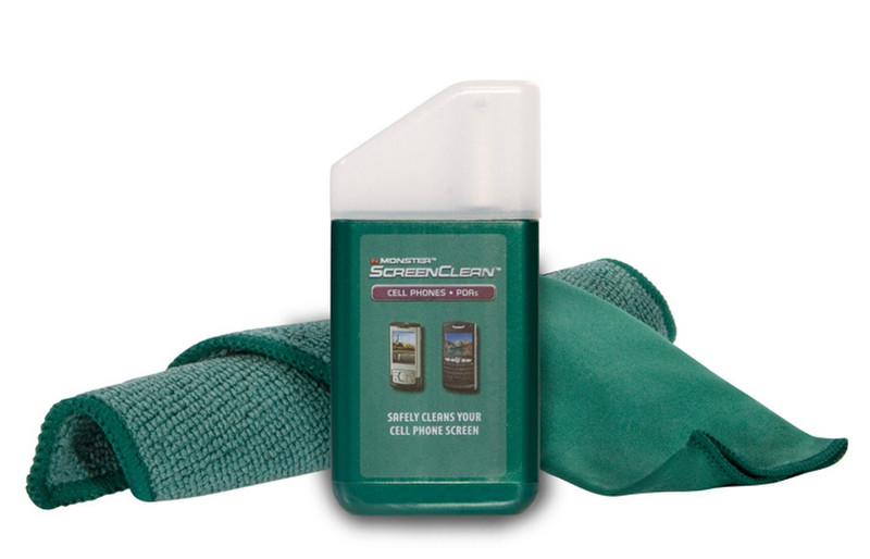 Monster Cable 129873-00 Screens/Plastics Equipment cleansing wet/dry cloths & liquid equipment cleansing kit