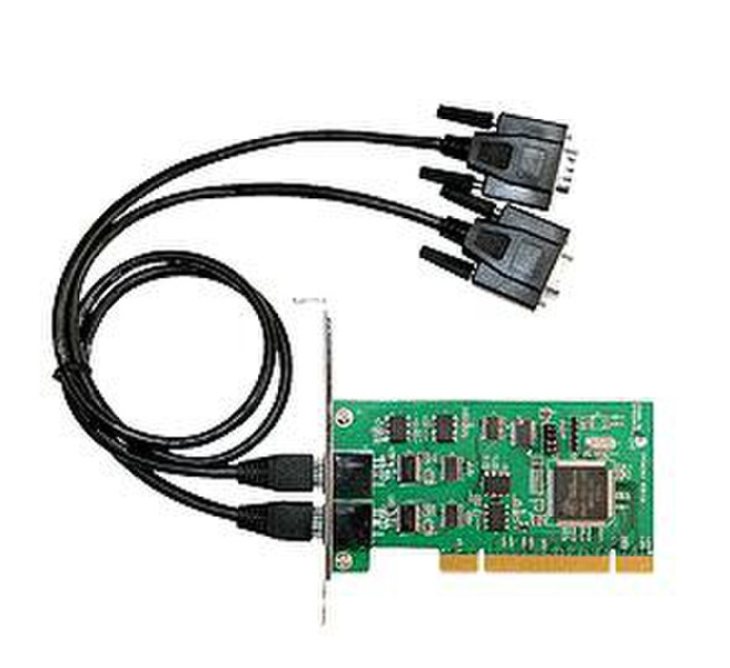 Siig DP 2-Port Industrial 232/422/485 Universal PCI Внутренний Последовательный интерфейсная карта/адаптер