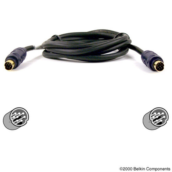 Belkin Gold Series Mac Serial Printer Cable 1.8m Black printer cable