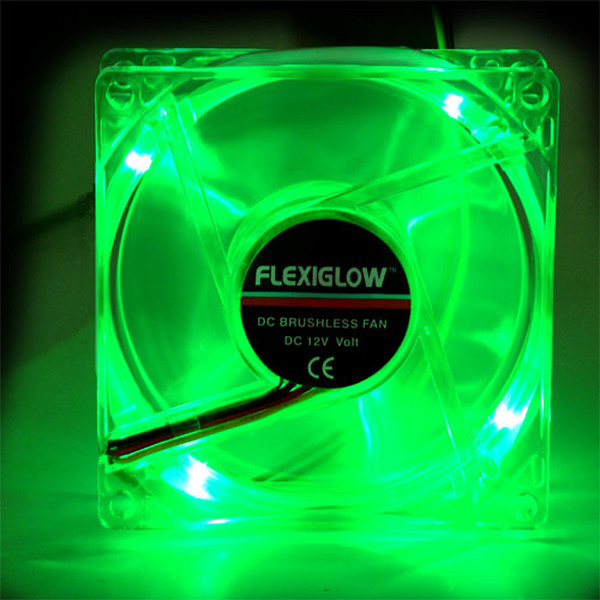 Flexiglow FAN4GR Computergehäuse Ventilator Computer Kühlkomponente