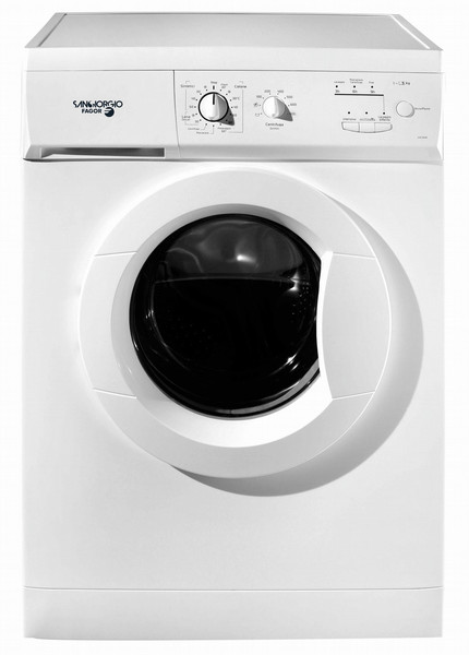 SanGiorgio SGF 3859B Freistehend Frontlader 5kg 800RPM A+ Weiß Waschmaschine