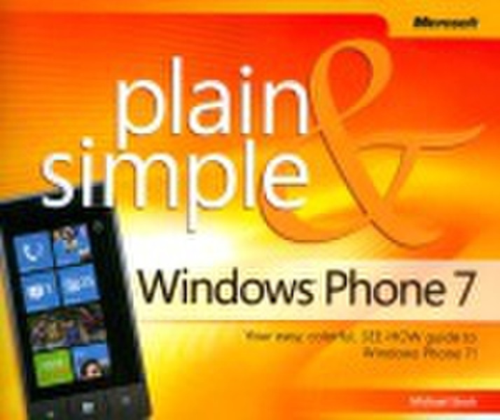 Microsoft Windows Phone 7 Plain & Simple 272pages software manual