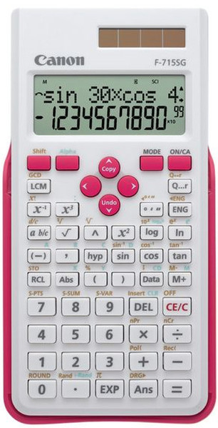 Canon F-715SG Pocket Scientific calculator Pink,White