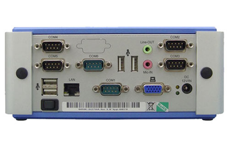 Lexcom BK8701S-39 1.6ГГц N270 Синий, Серый тонкий клиент (терминал)