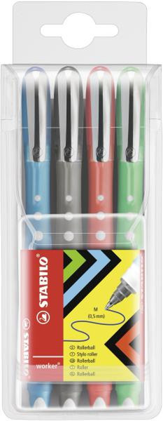 Stabilo worker colorful Black,Blue,Green,Red 4pc(s)