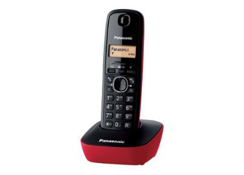Panasonic KX-TG1611 DECT Caller ID Black,Red