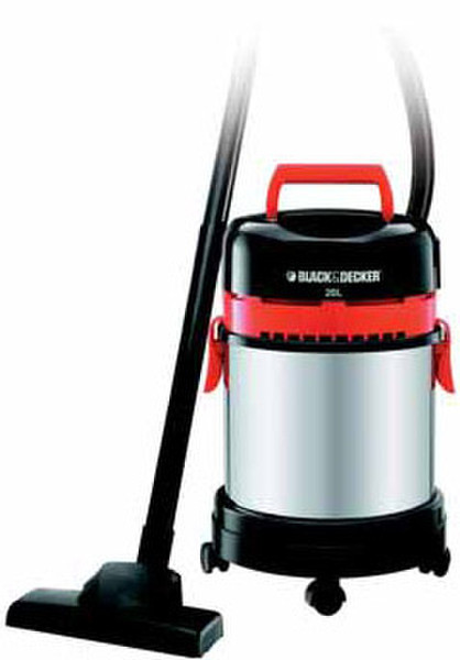 Black & Decker WBV1450 Drum vacuum 1400W Black,Red,Silver