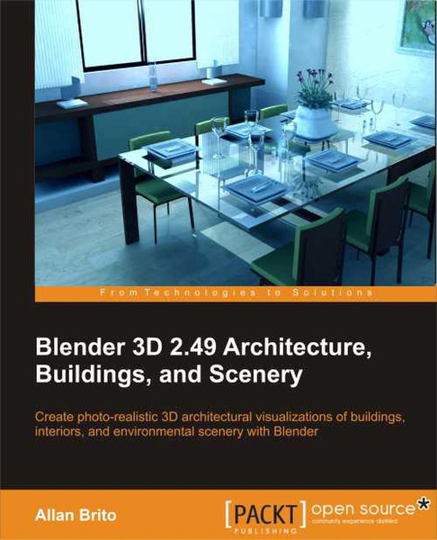 Packt Blender 3D 2.49 Architecture, Buildings, and Scenery 376Seiten Software-Handbuch