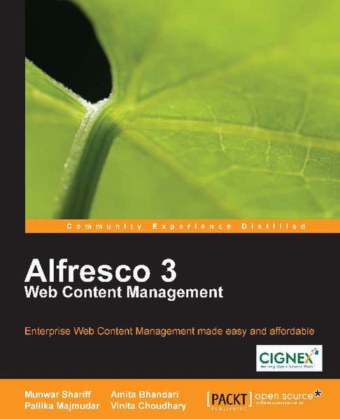 Packt Alfresco 3 Web Content Management 440Seiten Software-Handbuch